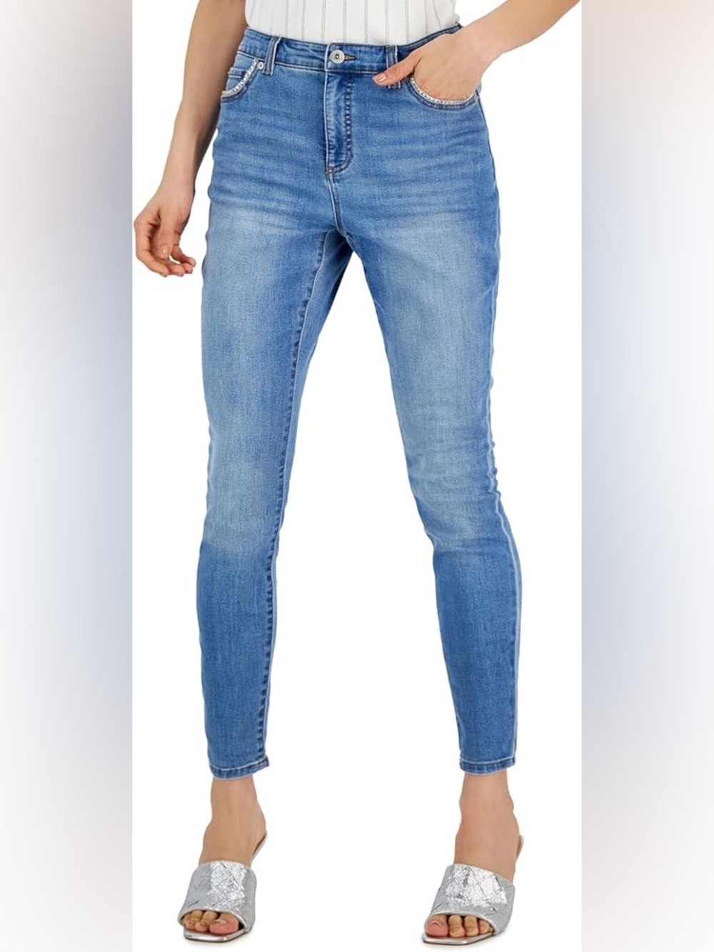INC Denim 14/32 High Rise Skinny Jeans